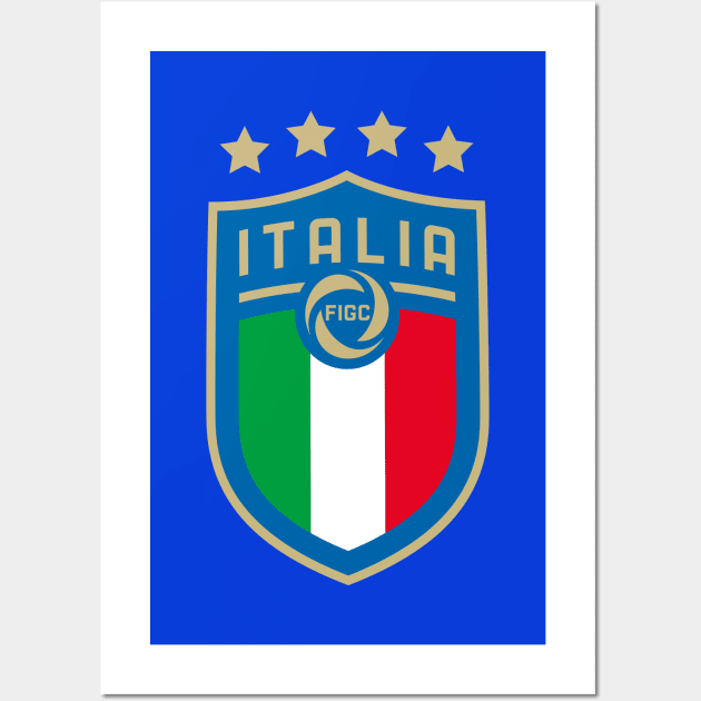 Italy National Football Team Wall Art by alexisdhevan